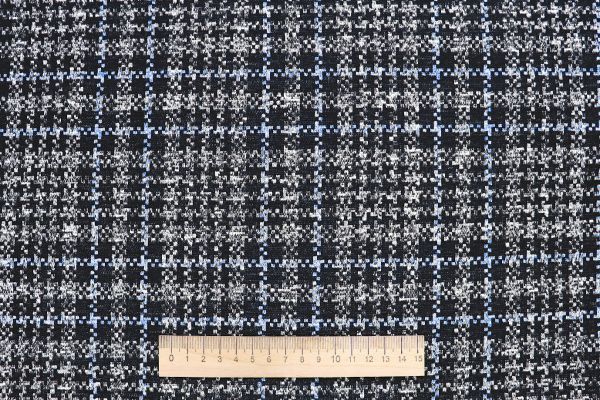 Трикотаж жаккард принт/серо-голубой 3257-22-PY/D#5/C#3