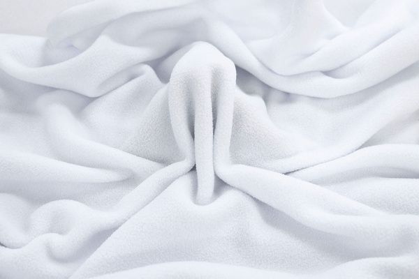 Микрофлис двусторонний/белый AP41115/D#1325-2712/C#New White