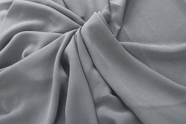 Шифон "Сахар"/серый DT-18007/C#5