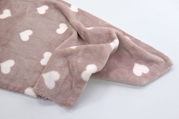 Велсофт принт/сердечки белые на бежевом AP41127/D#222-FLA280YH/C#Y21010239-2