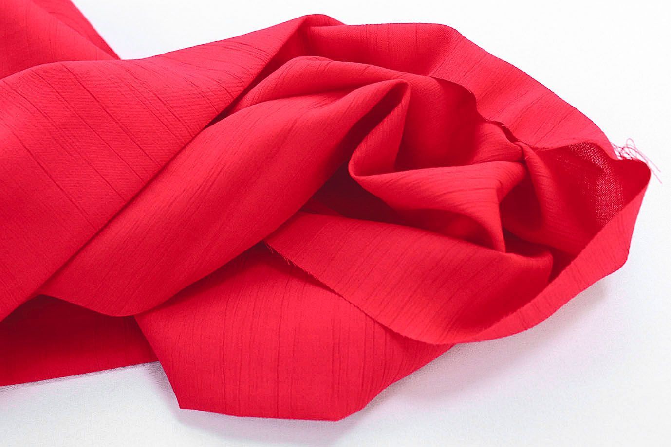 Блузочная ткань креш/красный 3835-PY/C#10