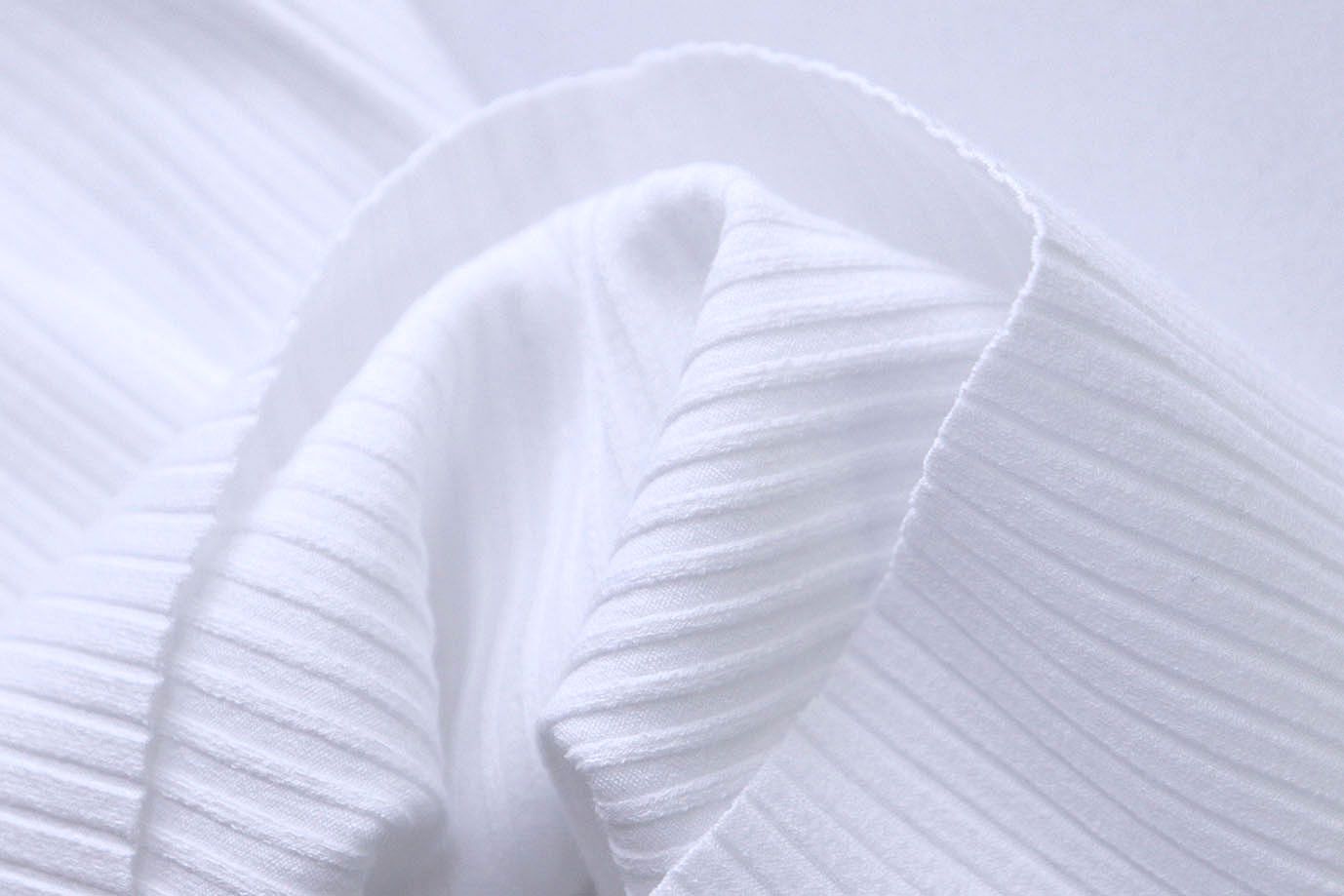 Трикотаж "Рибана"/белый 4041-PY/C#1