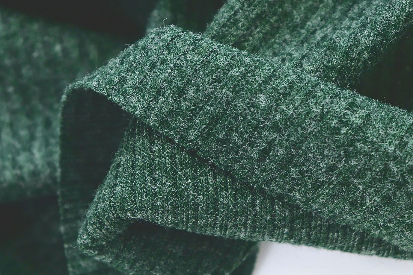 Трикотаж "Лапша"/темно-зеленый 3028B-21-PY/C#10