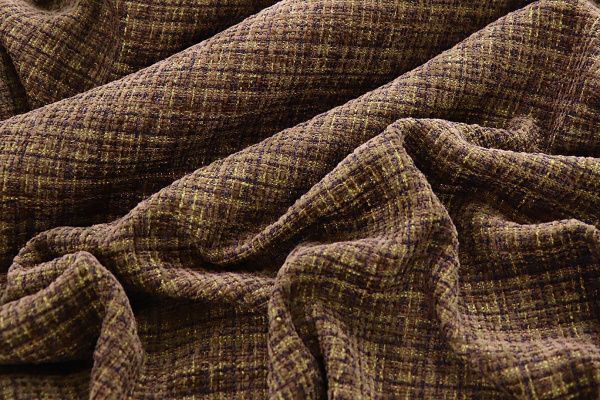 Костюмная ткань «Шанель»/коричневый 3986-PY/C#3