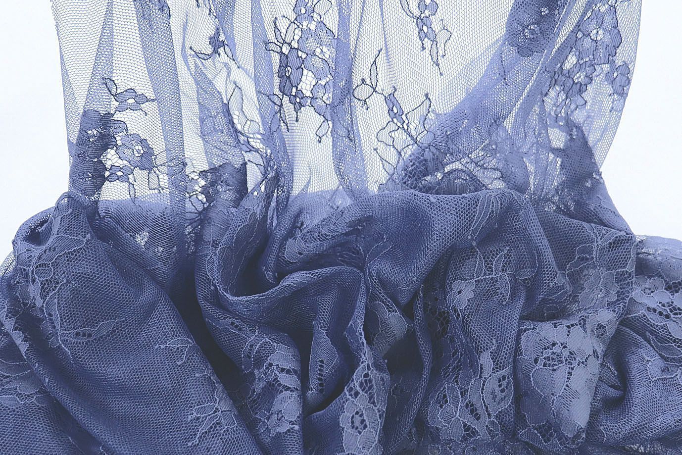 Гипюр "Реснички"/синий VT-9806/D#4/C#5