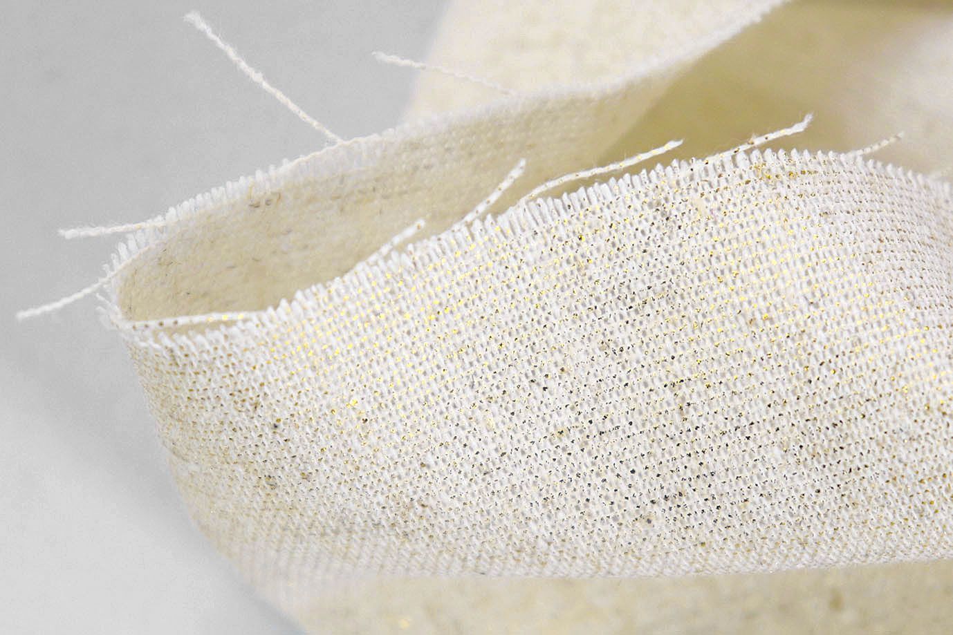 Лен с люрексом/кремовый 3799-PY/C#9