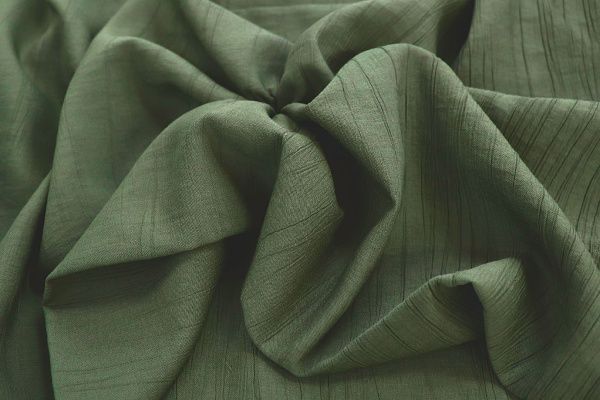 Блузочная ткань креш/болотный 3835-PY/C#9