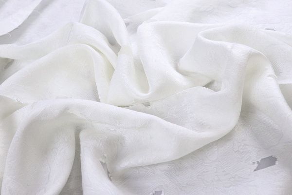 Блузочная ткань жаккард/белый 4030-PY/D#3/C#1