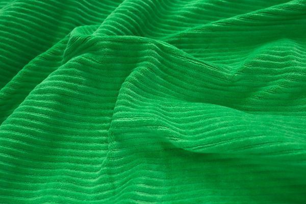 Трикотаж вельвет/ярко-зеленый 3345-PY/C#11