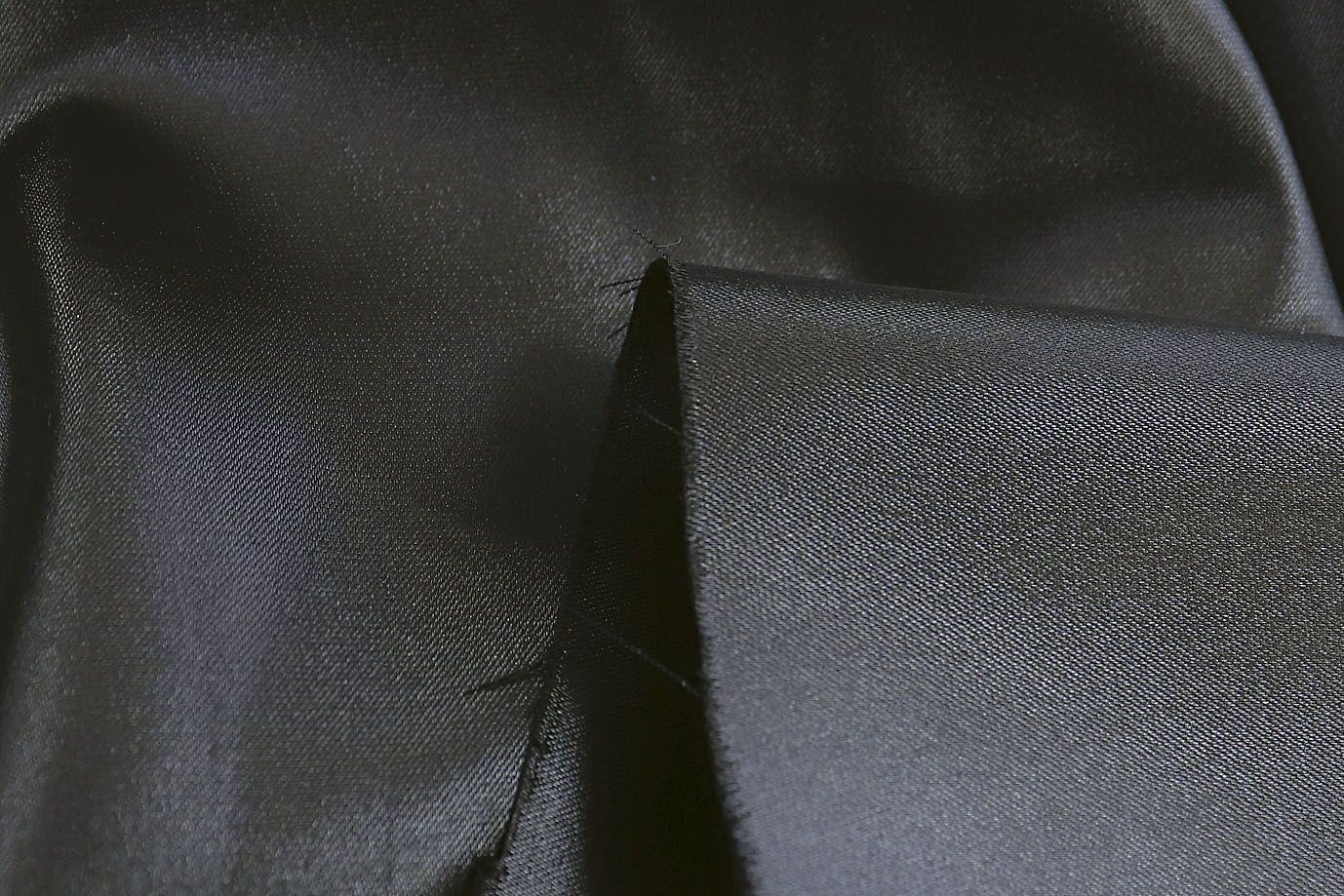 Сатин двусторонний/черный 3820-PY/C#Black