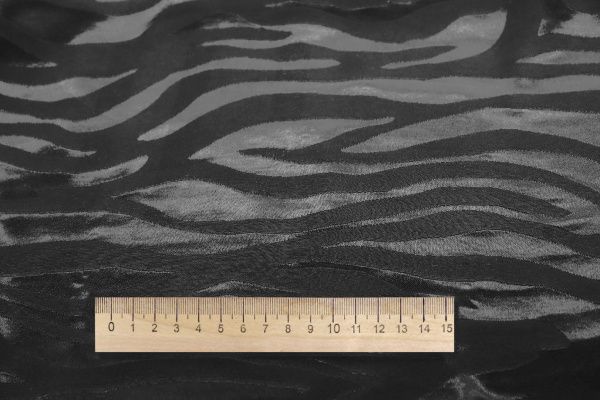 Шелк вискоза жаккард/черный 3897-PY/D#3/C#1