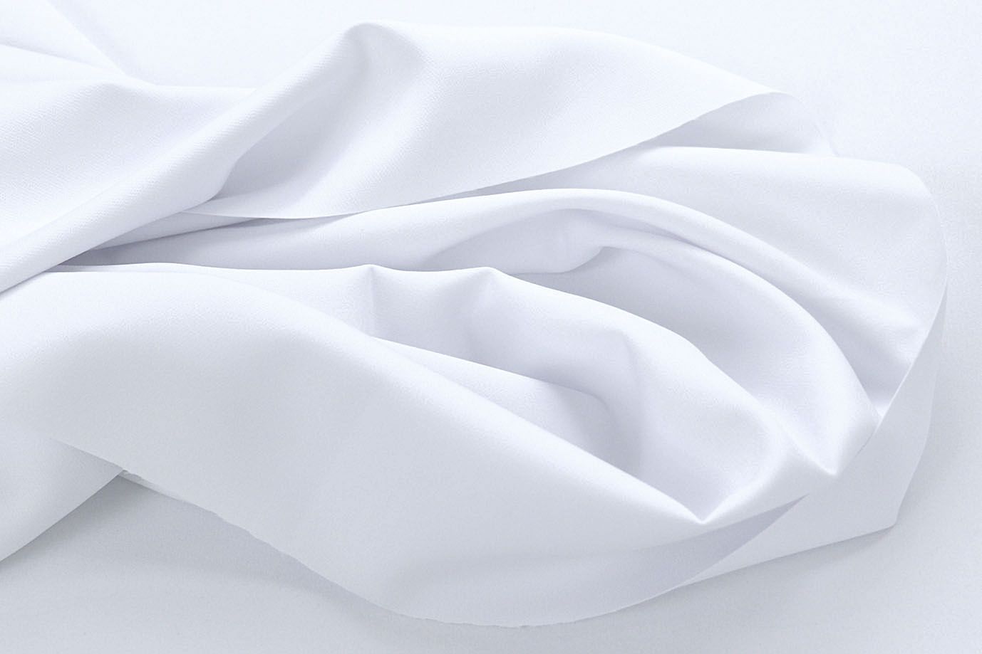 Костюмная ткань "Барби" стрейч/белый 4210-PY/C#1