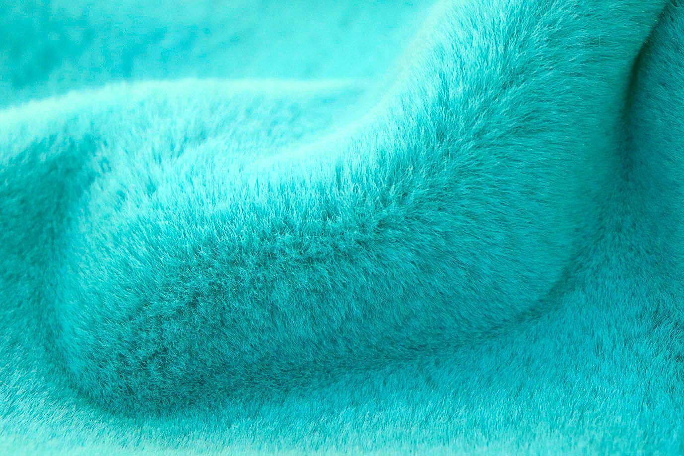 Искусственный мех "Кролик"/ярко-голубой AP220530031/D#3062207/C#2217 (3036) (4057)