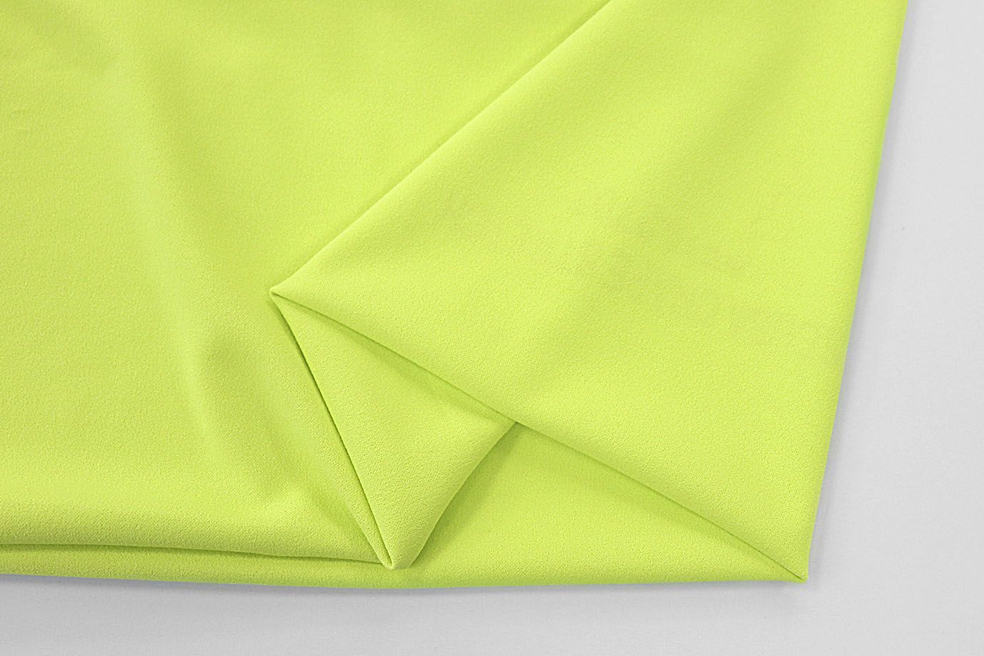 Трикотаж "Скуба" креп/темно-салатовый 2707-22/C#15