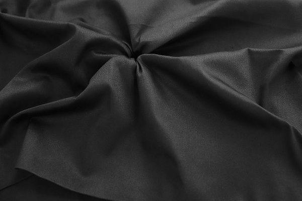 Хлопок сатин стрейч/черный 1347-PY/C#10