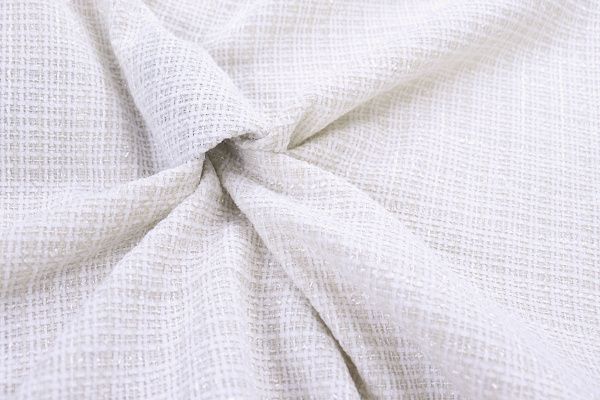 Костюмная ткань "Шанель" с люрексом/молочный AP50614/D#826-24-4278/C#1