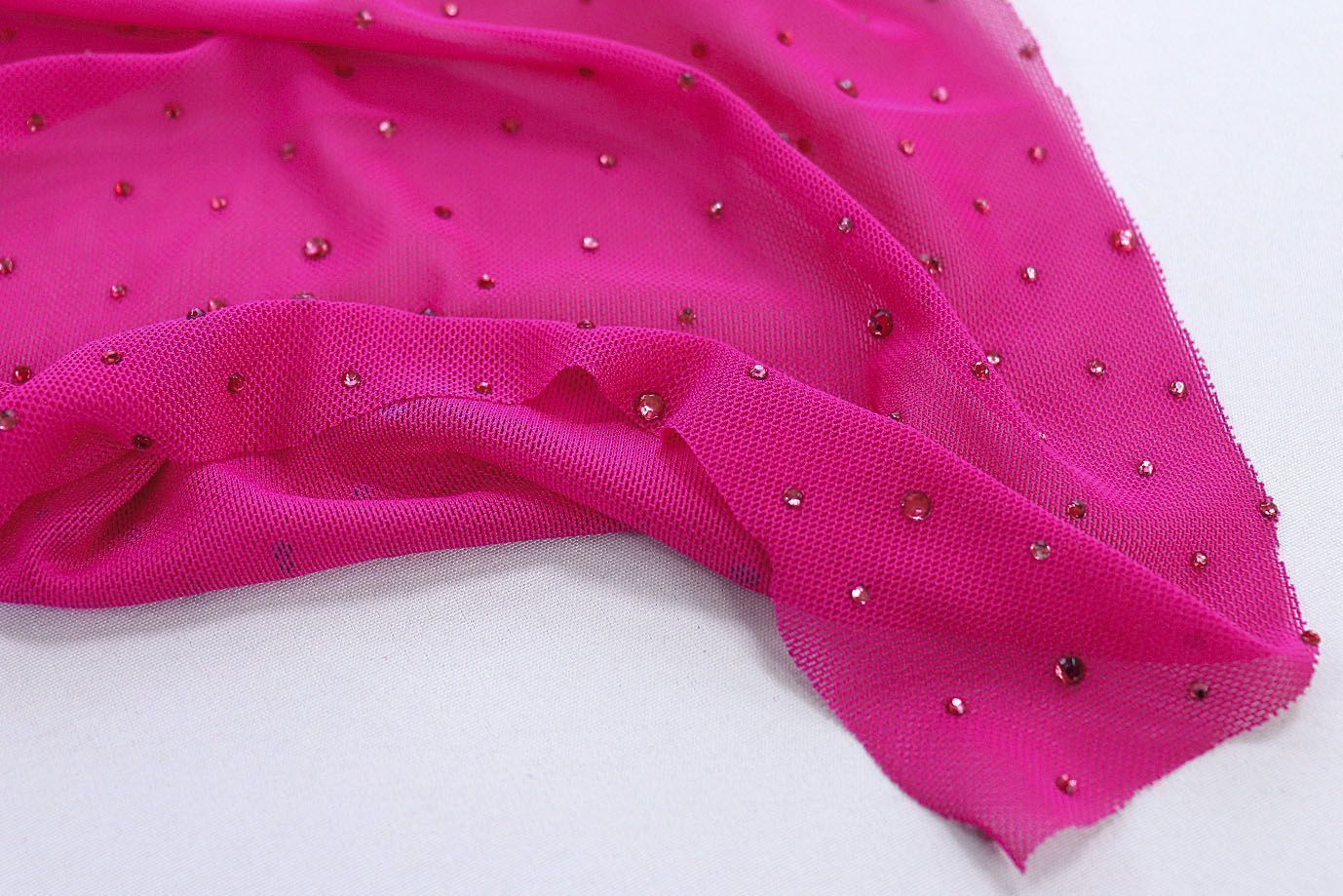 Сетка со стразами/фуксия 3783-PY/C#5