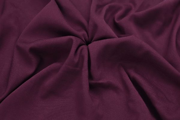 Штапель твил стрейч/бордовый 3076-PY/C#3