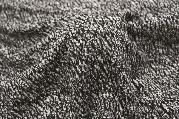 Трикотаж жаккард принт/черно-серый 3101/D#2/C#3