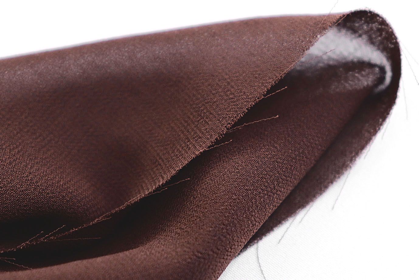 Шифон креп/терракотовый SSR-858/C#2 (DT17411)