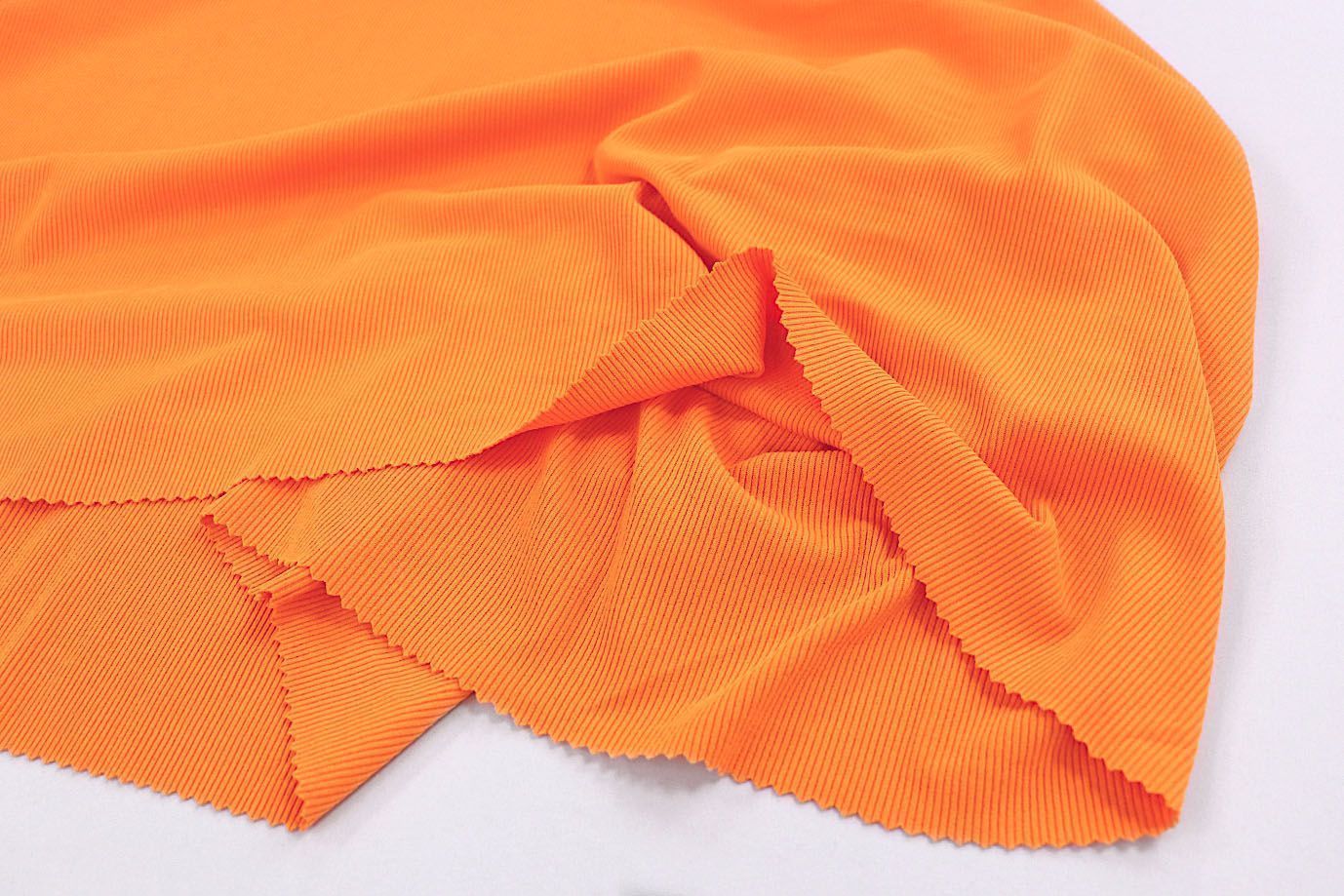 Трикотаж "Лапша"/оранжевый 3676-PY/C#16