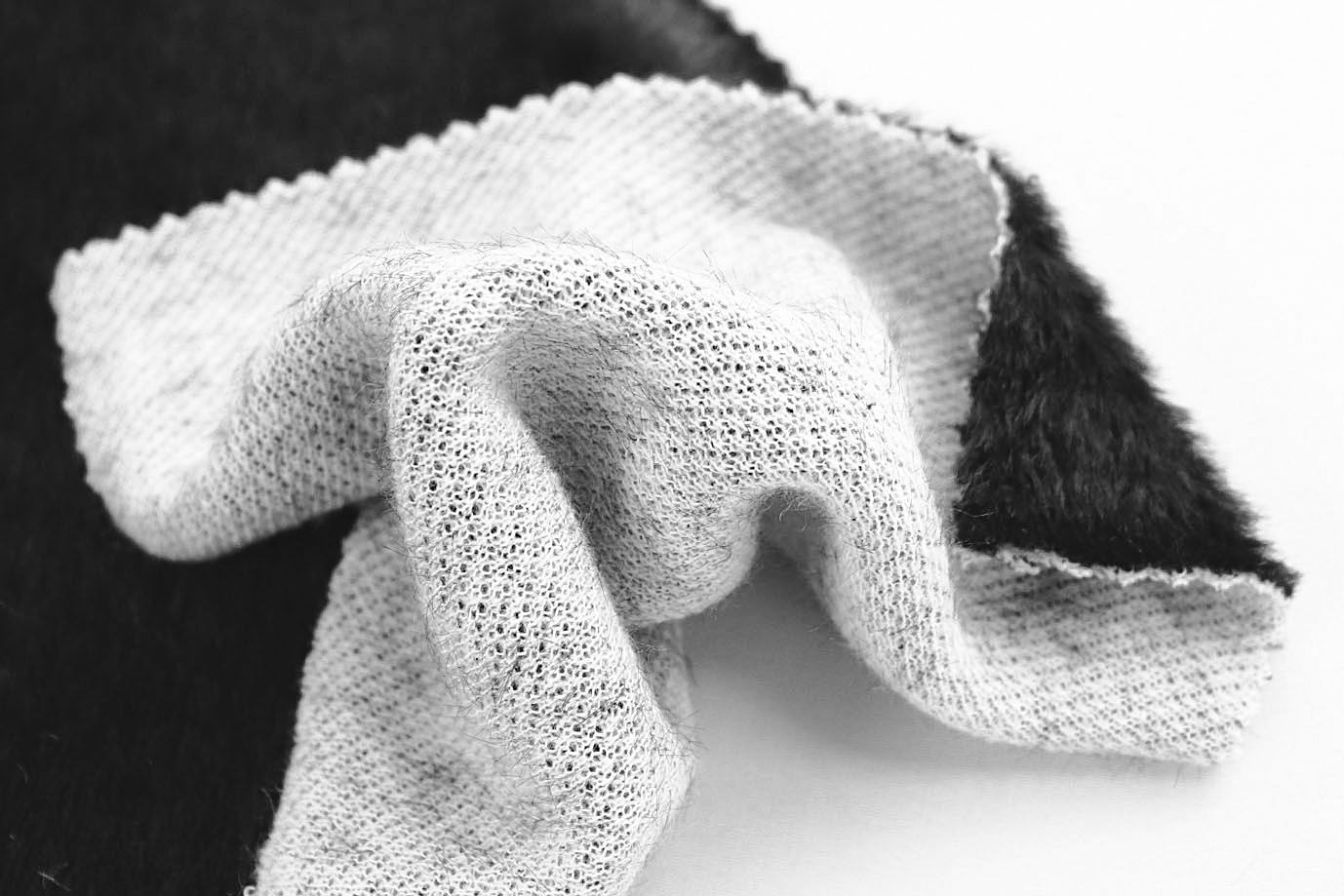 Искусственный мех "Альпака"/черный 3978-PY/C#1