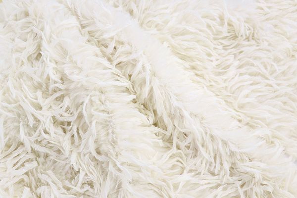 Искусственный мех "Страус"/молочный AP4206/D#1398-23003/C#2 (4602)