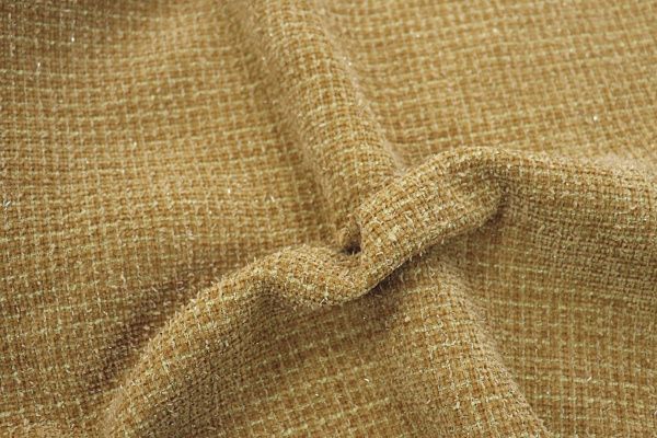 Костюмная ткань "Шанель" с люрексом/горчичный AP2303014040/D#1375-A1002/C#4