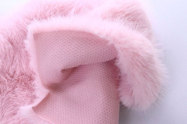 Искусственный мех "Песец" длинноворсовый/розовый AP50503/D#289-220070-85/C#A1927 (50508)
