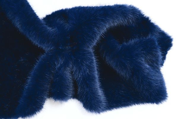 Искусственный мех "Песец"/синий AP4201/D#289-WB230437/C#C773