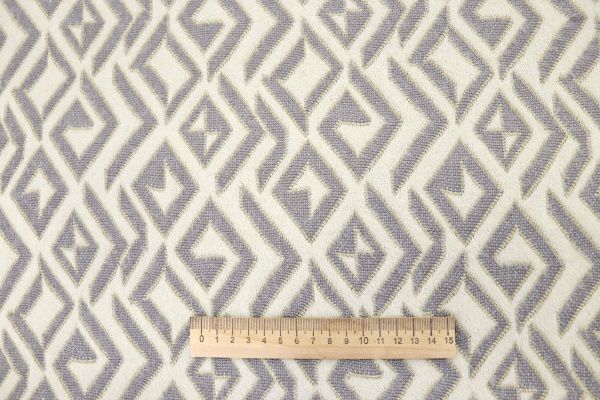 Трикотаж жаккард с люрексом принт/серый на бежевом 3976-PY/D#1/C#2