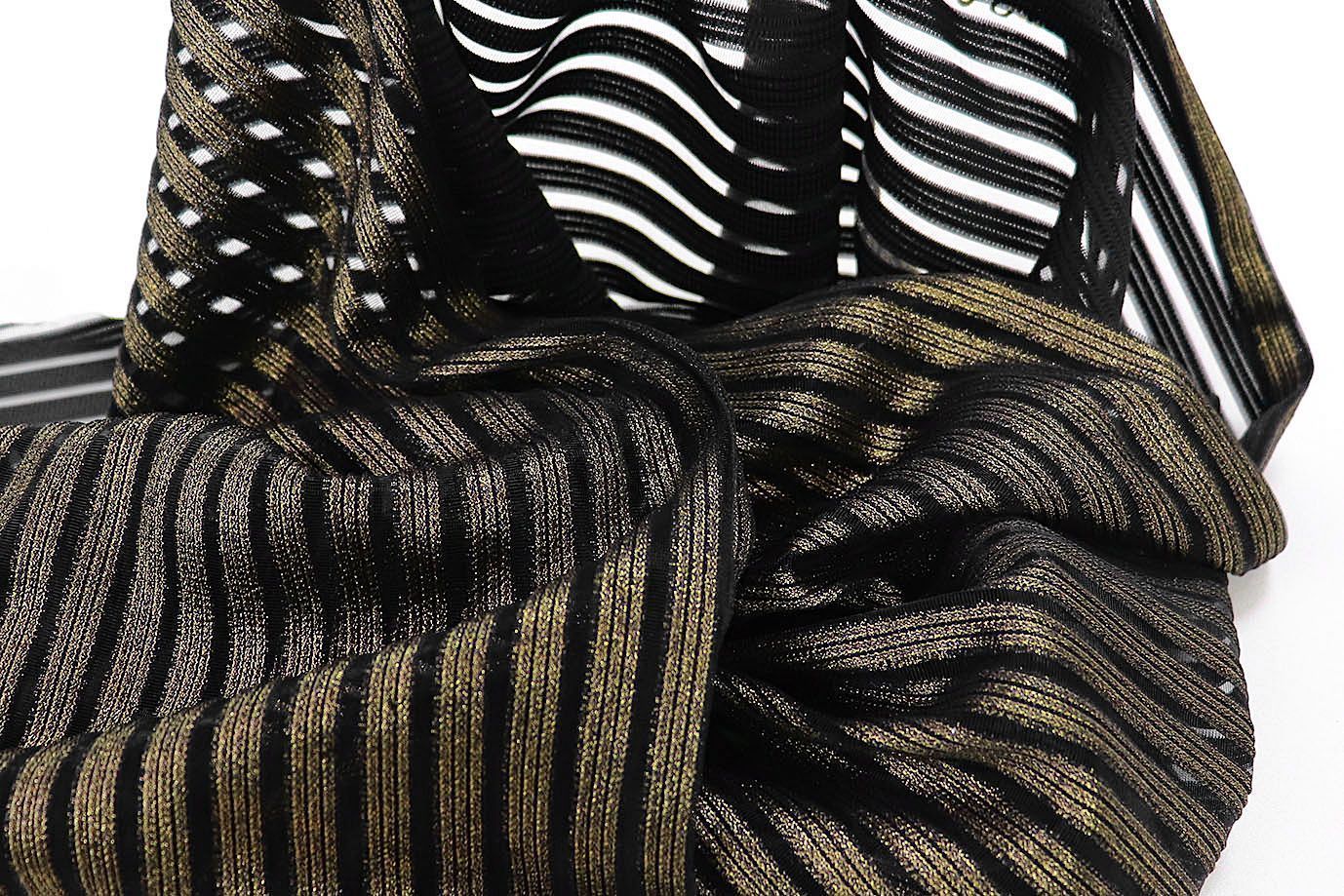 Сетка стрейч жаккард/золотой 2903-18/C#2