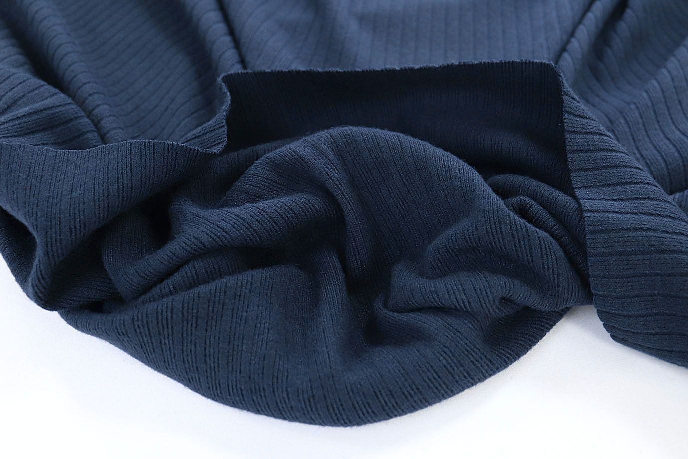 Трикотаж "Лапша"/темно-синий 3137/C#10