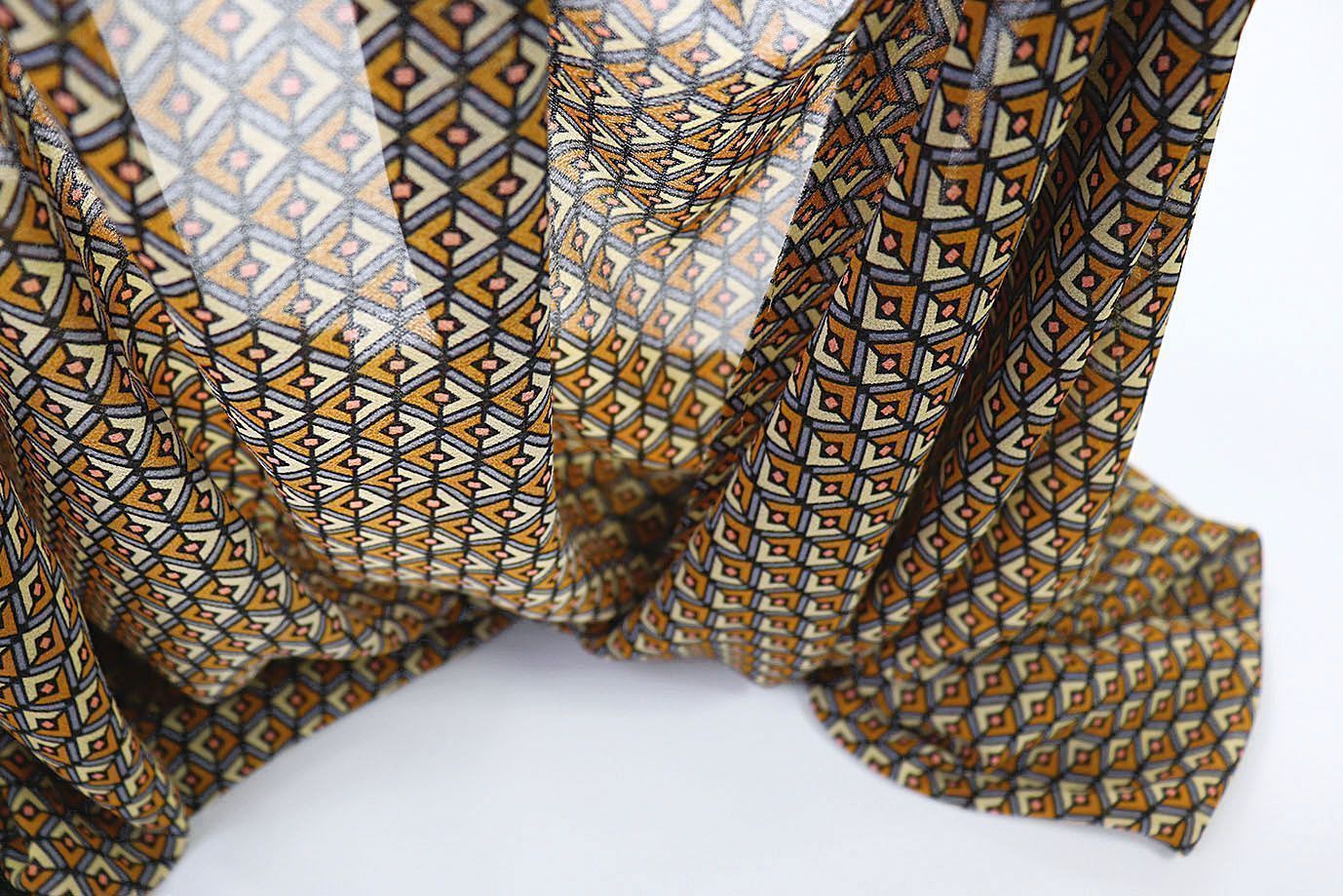 Шифон принт/горчично-бежевый 3391-PY/D#9769-67/C#3