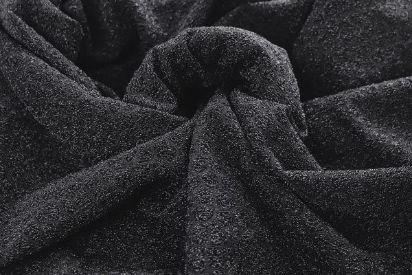 Трикотаж жаккард с люрексом/черный 4040-PY/D#3/C#3