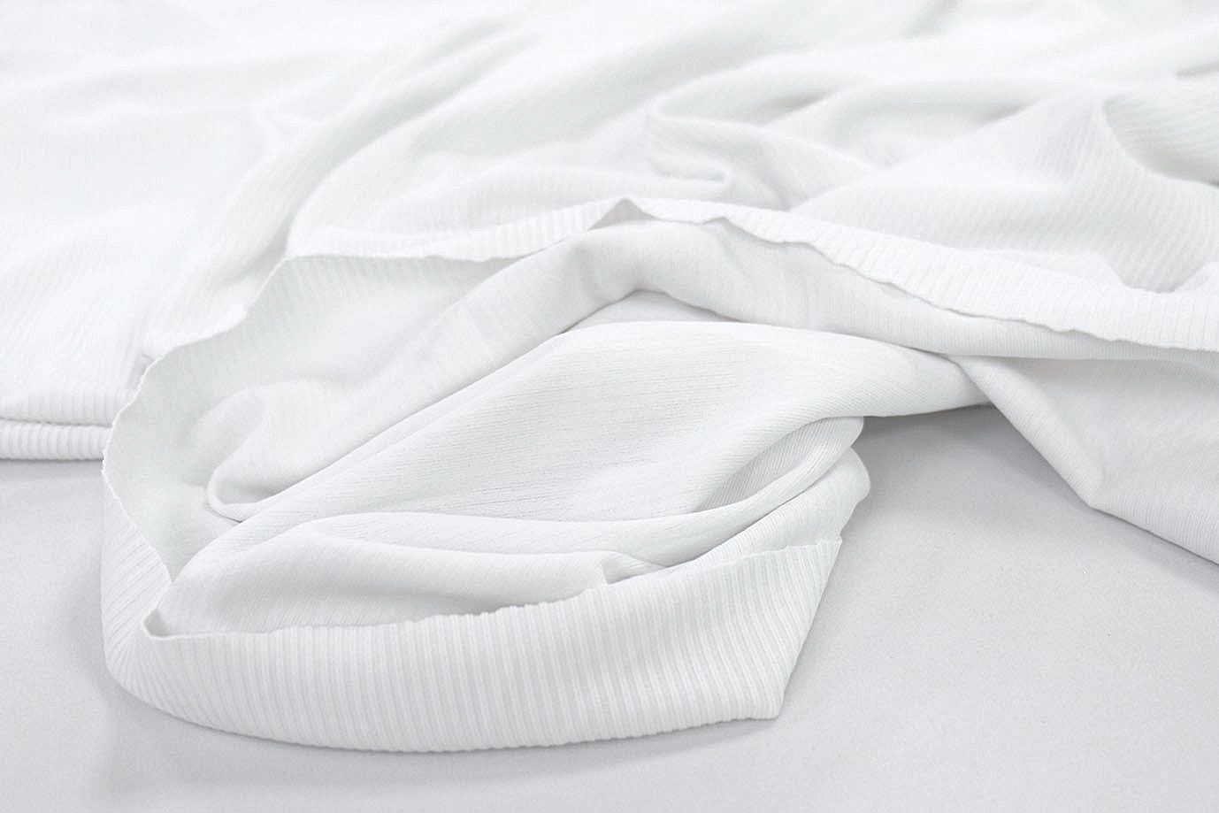 Трикотаж "Рибана"/белый 3169-21-PY/C#1