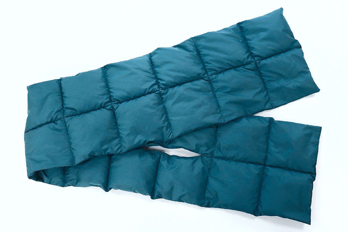 Шарф пуховый "Aria" квадратная стежка/синий Шарф пуховый "Aria"