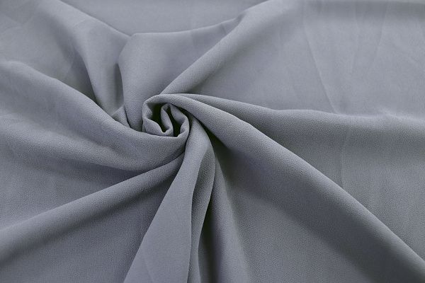 Шифон "Сахар" креп/серый SSR-832/C#7 (16974)