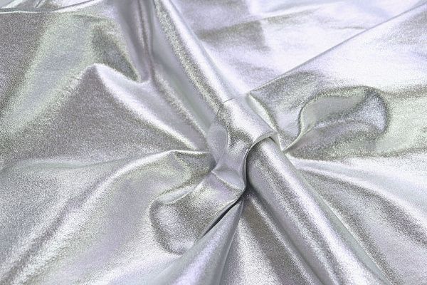 Кожа "Бенгалин" стрейч/серебряный 3664-PY/C#1