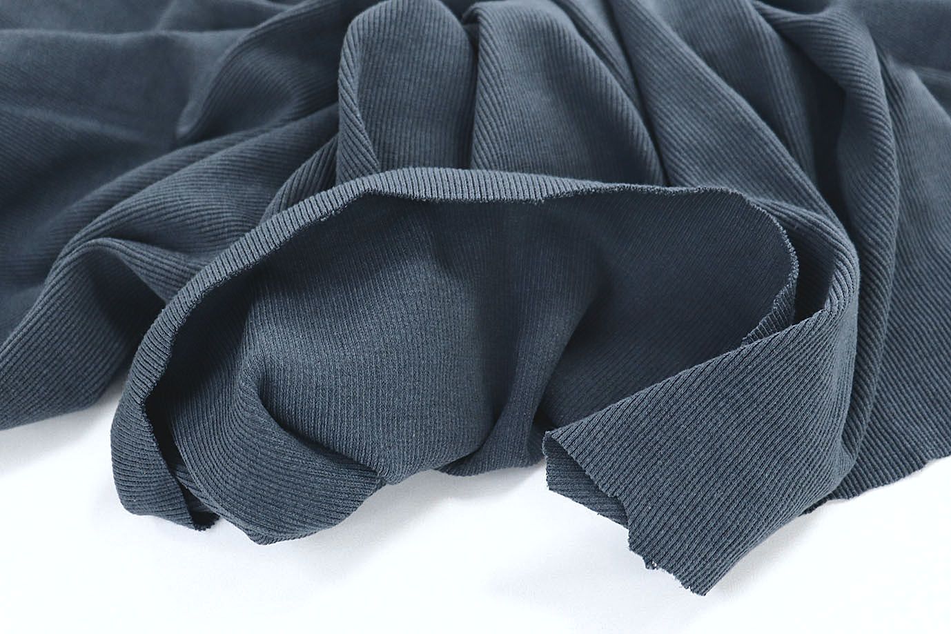 Трикотаж "Рибана"/темно-синий AMA-P-22/C#10