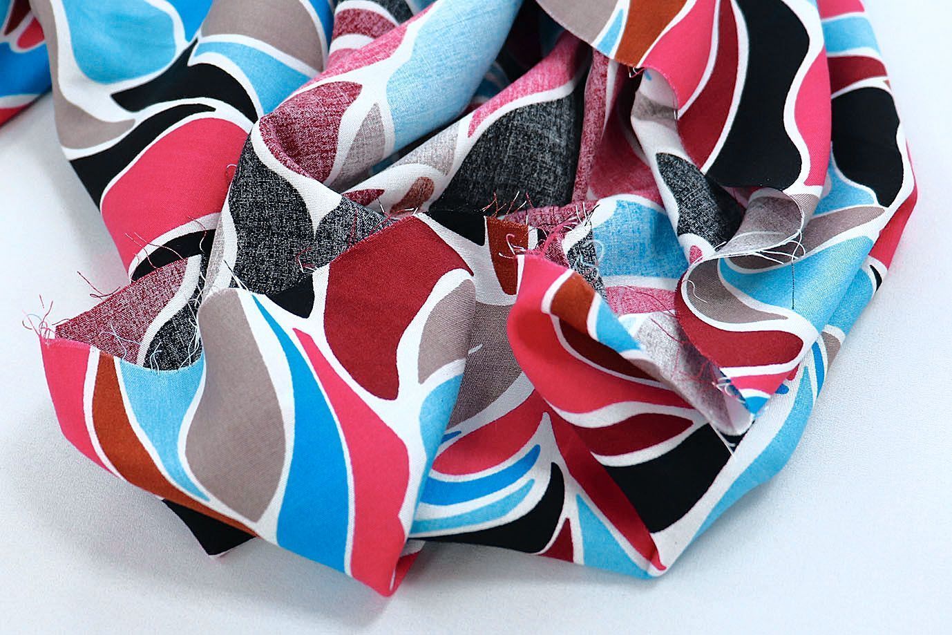 Штапель принт/розово-голубой 1374-PY/D#38/C#6