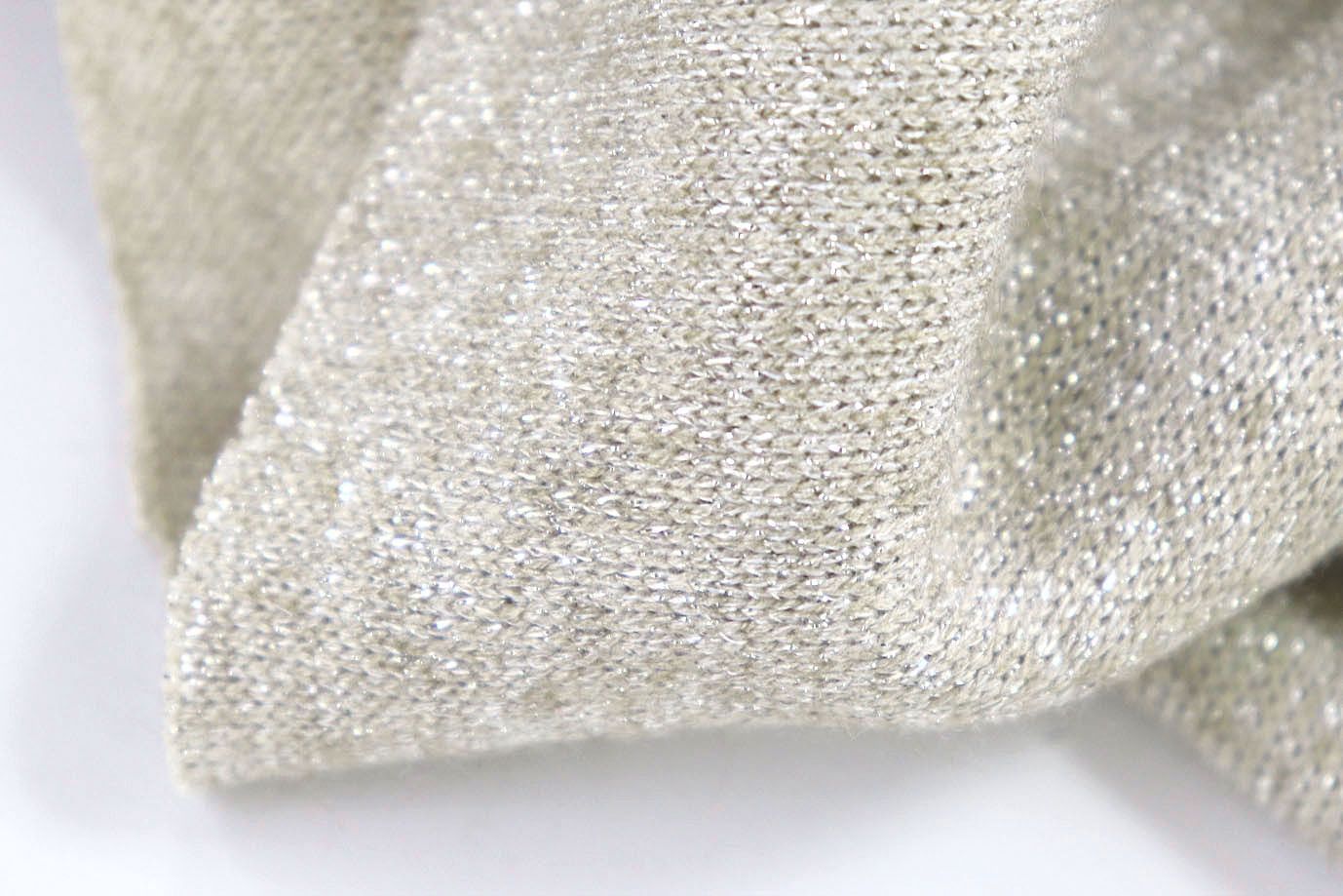 Трикотаж "Евроангора" с люрексом/бежевый 3072/C#15