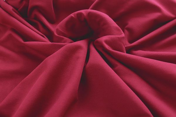 Трикотаж футер 2х нитка/бордо 0246/C#бордо 19-1940TPX