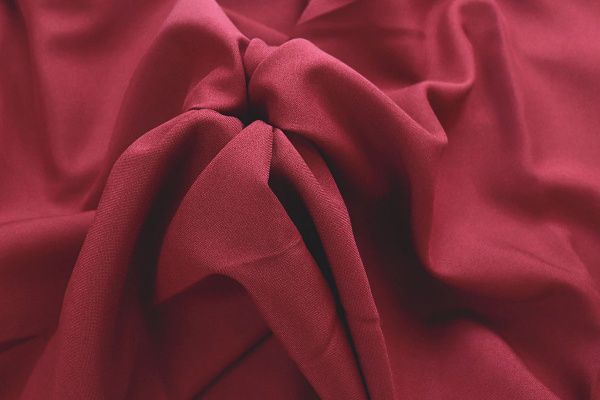 Костюмная ткань "Габардин"/рубиновый SSR-893/C#1