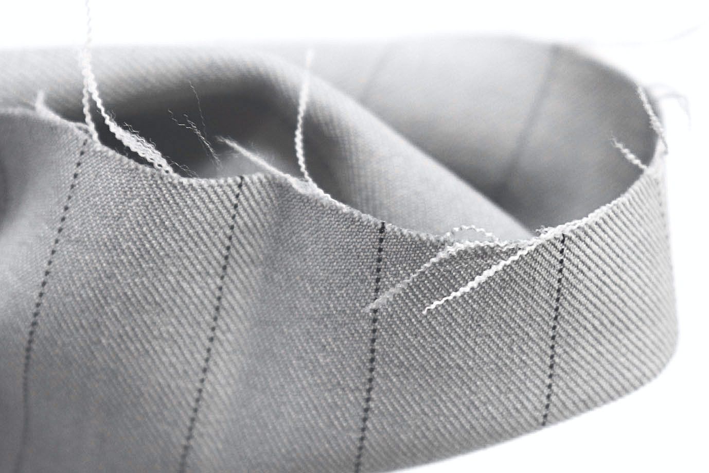 Костюмная ткань принт/полоска черная на светло-сером 3965-PY/D#1/C#2