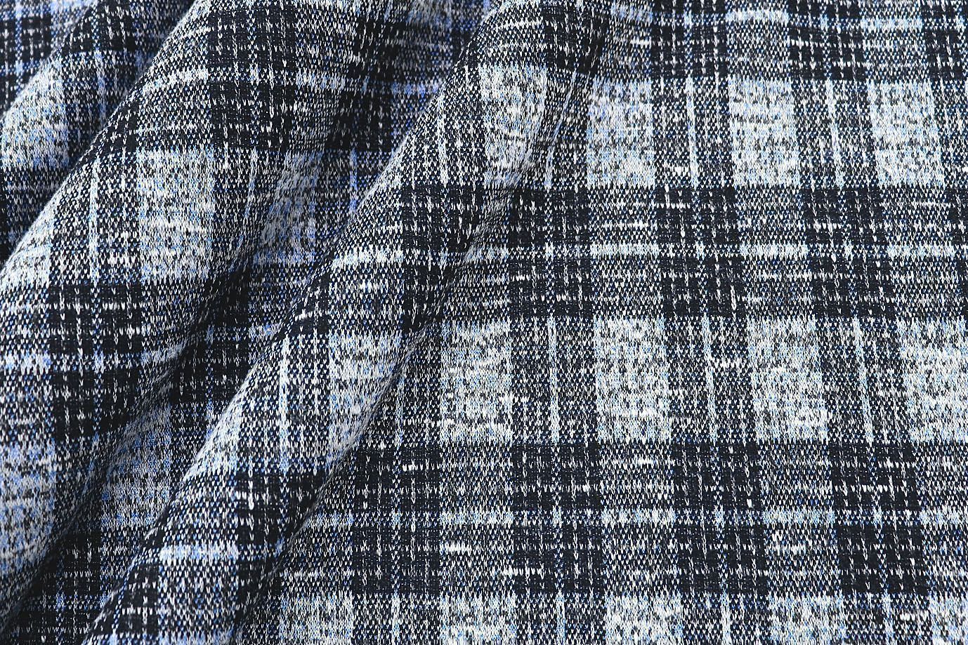 Трикотаж жаккард принт/сине-черный 3257-22-PY/D#18/C#4