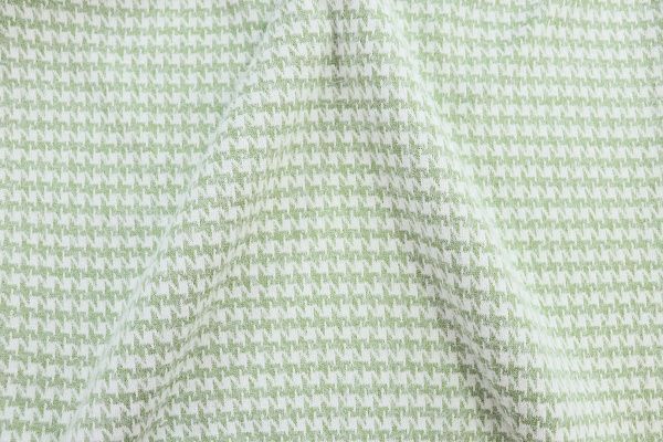 Трикотаж "Альпака" жаккард/гусиная лапка бело-мятная 812-PG/D#2/C#2