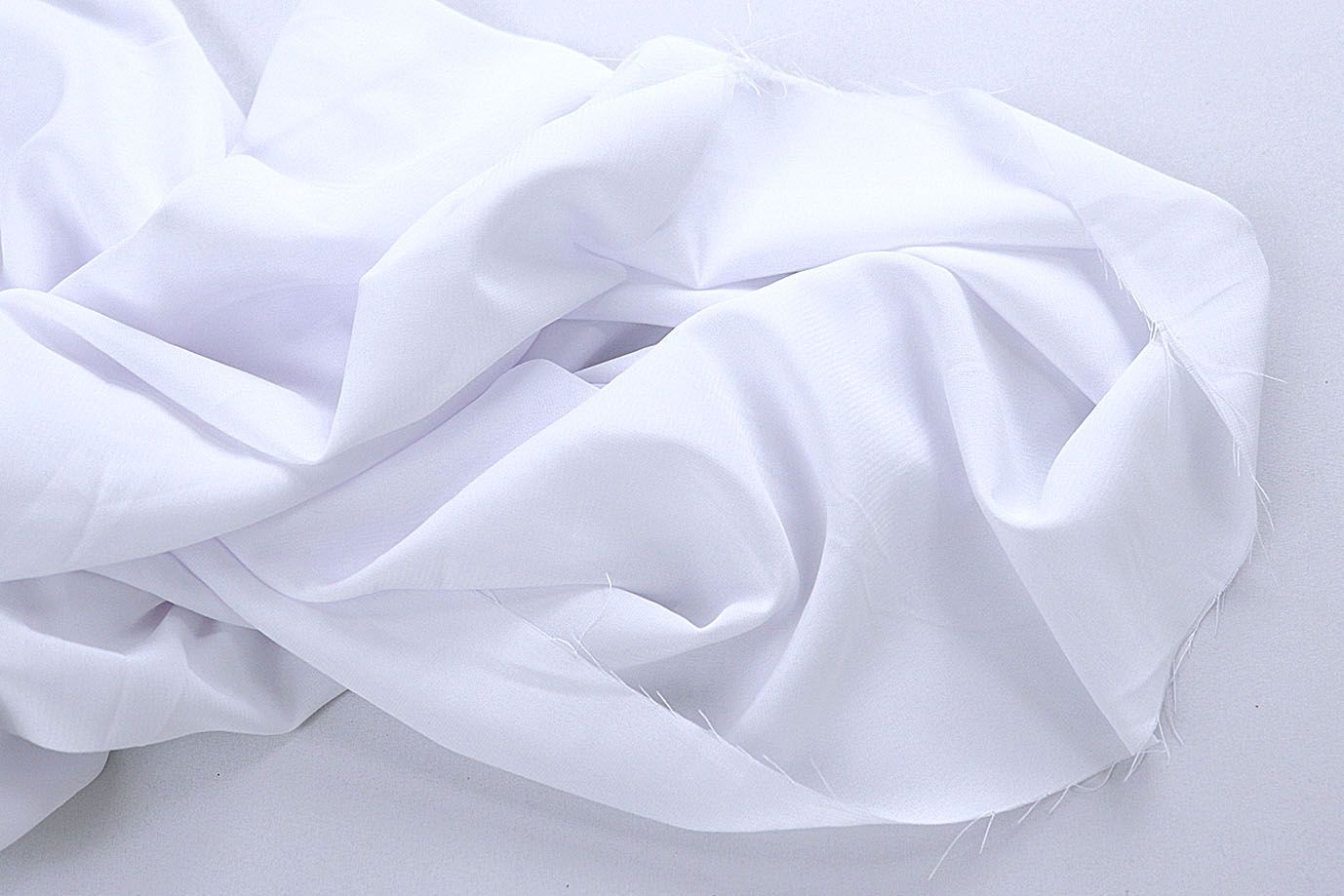Шифон стрейч/белый 17689/C#1