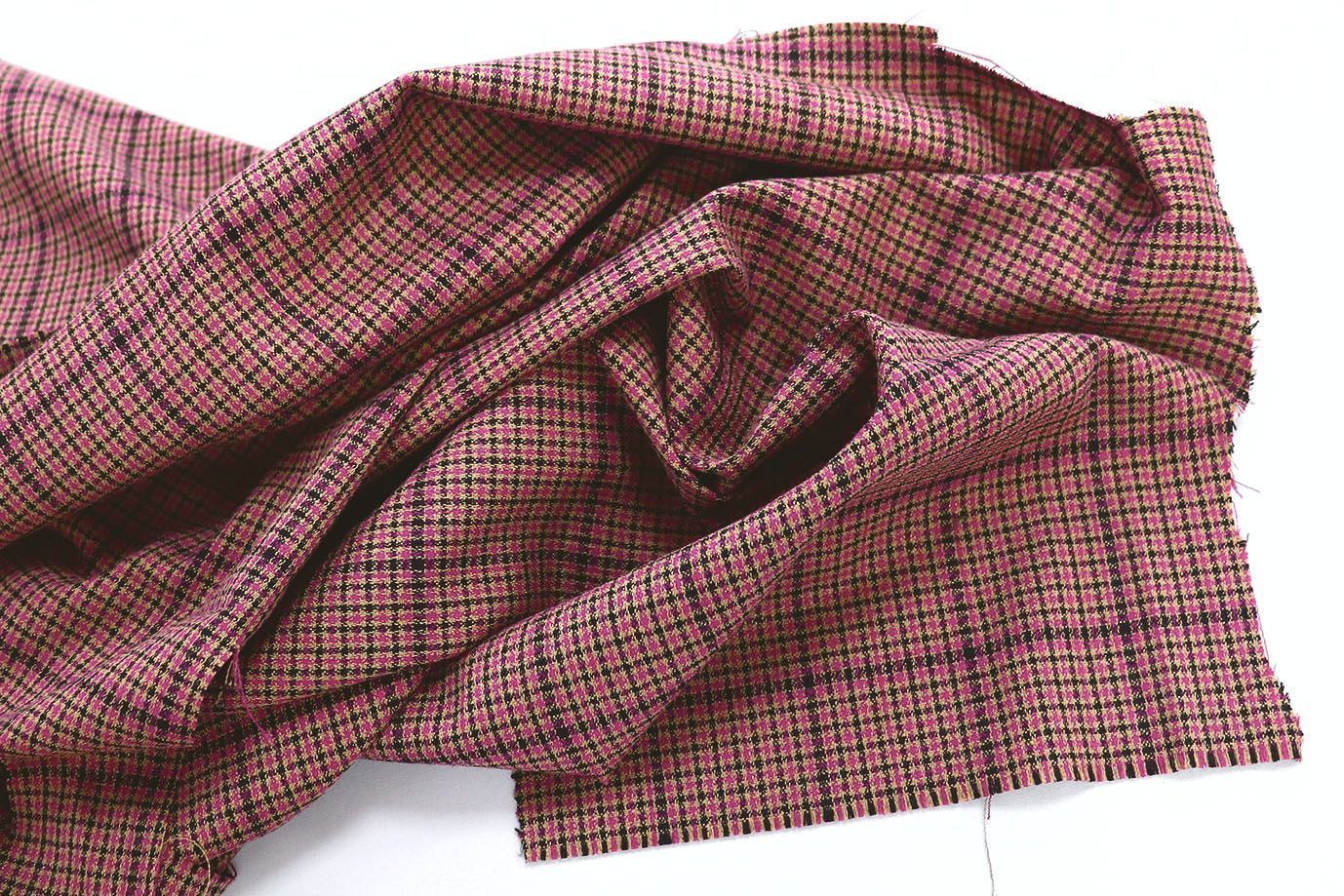 Костюмная ткань жаккард/малина на светло-коричневом 3321-22-PY/D#4/C#1