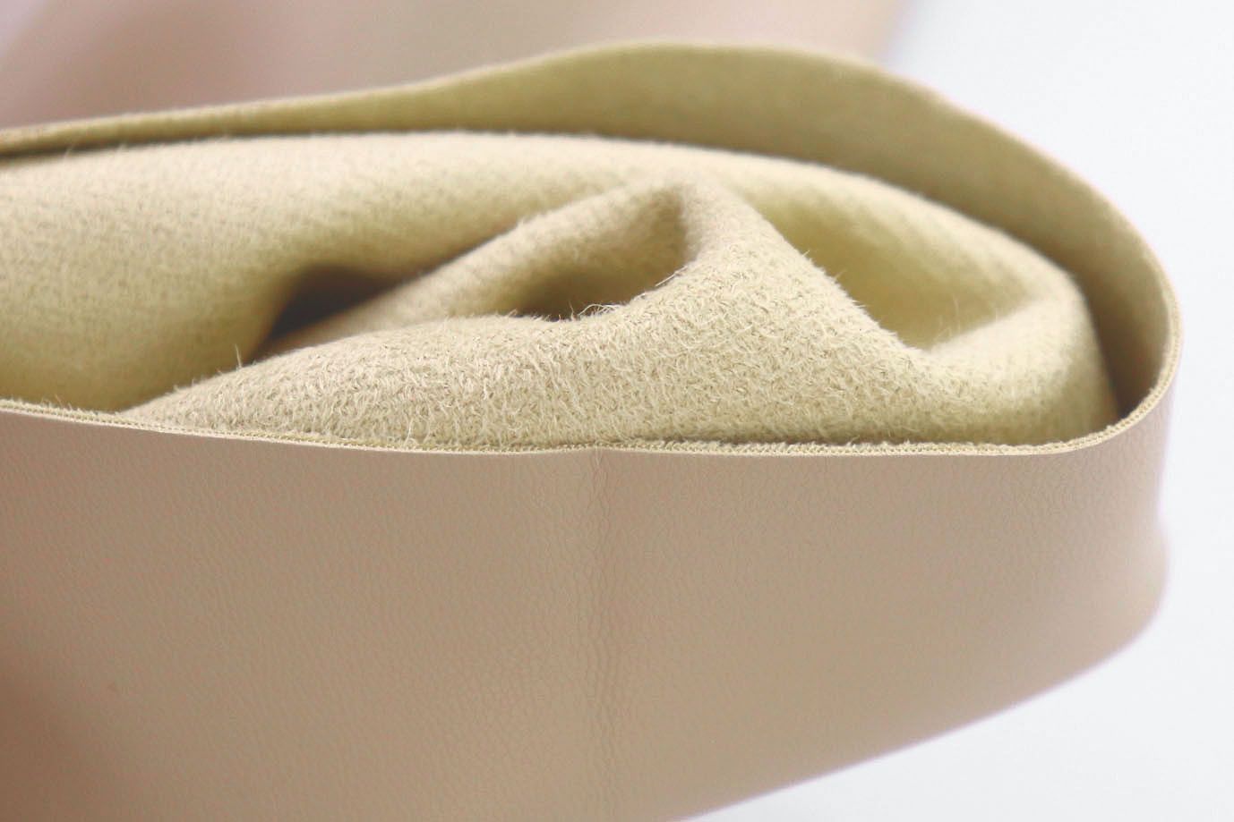 Кожа стрейч на замше/бежевый SSR-827/C#3 (16923)